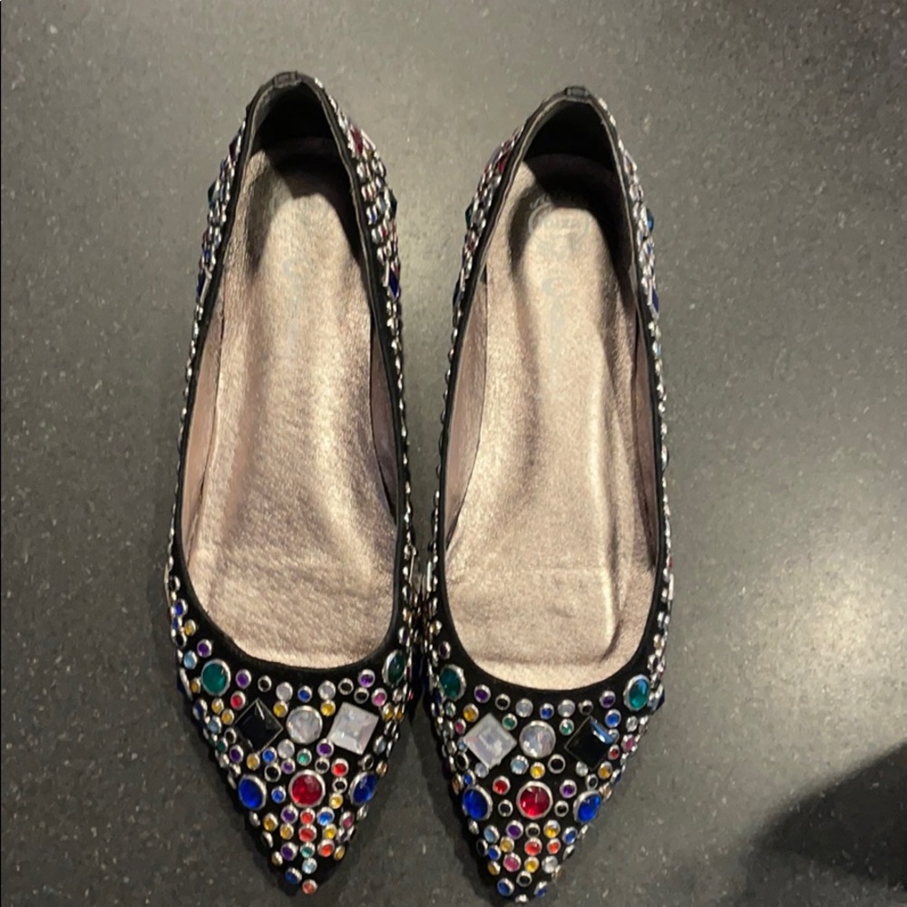 Jeffrey Campbell jeweled flats